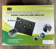 SYBA Notebook Cooler Supports 3 Fans With 4-Port USB 2.0 HUB