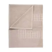 Microfiber Soft Non Slip Bath Mat Check Design - Taupe