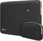 [kizuna] 13 inch Laptop Sleeve Case with Accessory Bag for MacBook Pro 14 M1 M2 M3/14 IdeaPad Flex 5i/13 MacBook Air/14 Lenovo ThinkPad X1 Carbon/14 Lenovo Yoga 9i/ThinkPad T14 2022/DELL, Black