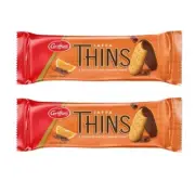 917565 2 X 180G PACKET GRIFFINS JAFFA THINS CHOC ORANGE BISCUITS NEW ZEALAND
