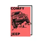 COMFY JEEP: JEEPS NOTE-TAKING PLANNER BOOK, JEEP 4X4 LOVERS BIRTHDAY PRESENT, VINTAGE RETRO JEEP GIFTS FOR JEEP OWNER
