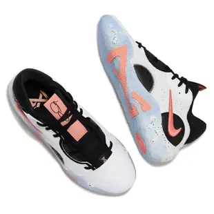 Nike 籃球鞋 PG 6 EP Fluoro 白 藍 橘紅 Paul George 男鞋 ACS DH8447-100