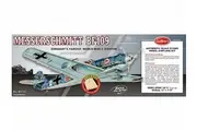 Guillow's Messerschmitt - Laser Cut Balsa Plane Model Kit