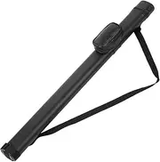 Billiards Pool Cue Tube Carrying Case PU Hard Billiard Case Adjustable Shoulder Strap Cue Storage Bag QIUNI