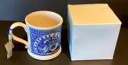 NIB VINTAGE 1997 CRABTREE & EVELYN KALEIDOSCOPE IRONSTONE TRANSFERWARE MUG