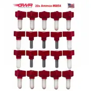 20 New 3/8-16 Red Tri-Wing Knobs for AMMCO Brake Lathe and More (FREE SHIPING)