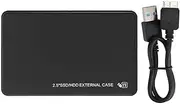 Portable Hard Drive with Fast USB 3.0 Interface, Supports up to 3 TB Hard Drive, HDD Enclosure, for 2.5 inch Hard Drives(Black)