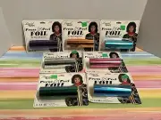mixed lot 7 NOS Plaid Liquid Beads Press & Peel foil rolls vintage