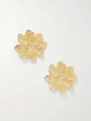 [YSSO] YSSO - Anemone Gold-plated Earrings - One size One size Gold