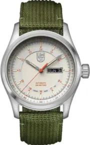 Luminox XL.1907.NF Atacama Field Automatic 20 ATM ivory green Men's Watch NEW