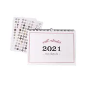 2021 Tearable Desk Calendar Simple Wall Calendar Weekly Monthly Planner Agenda Organizer Home Office Hanging Wall Calendar