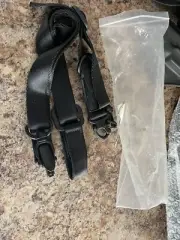 Dual Use Strap Single Point Two Camera Strap (Black) Dual Use