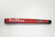 SeeMore Putter Grip Soft Black 75 Grams NEW Black/Red BR5-2