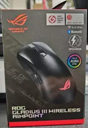 NEW Asus ROG Gladius III Wireless AimPoint Gaming Mouse