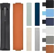 12PCS Pen Holder for Notebook,Adjustable Elastic Band Pen Holder with Pen Loop Holder Self-Adhesive, PU Leather Pen Sleeve Pouch for Notebooks Journals Calendars Tablet Case (6 Colors)
