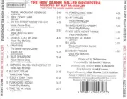 GLENN MILLER BACK TO THE MILLER SOUND NEW CD