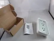 HuntKey Outlet Extender with Multi Plugs, 2 USB A Plug Charging Port NEW