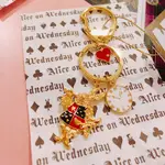 日本代購 ALICE ON WEDNESDAY 愛麗絲夢遊仙境 飾品 耳環 掛墜