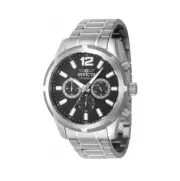 NEW! Invicta Titanium Black Dial Chronograh Watch 45mm w/Illumination 47511