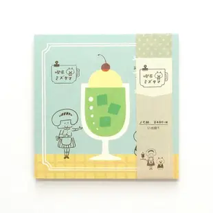 PAPIER PLATZ Mizutama Memo Pad/ Cream Soda