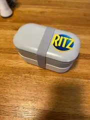 Ritz Snack Container with Spoon and Fork with storage containers