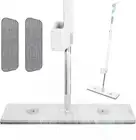 Hands Free Spray Mop, Large Flat Mop, Mop for Floor Cleaning with 2 Microfiber W