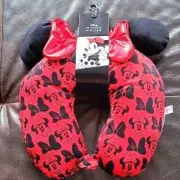 NWT Disney Minnie Mouse ears with bow travel neck rest