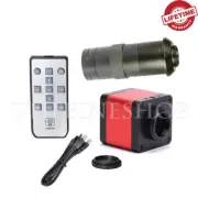 48MP USB Microscope Camera Industrial HDMI 2K 1080P 60FPS w/ 100X C-Mount Lens