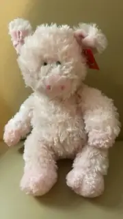 NWT Aurora Pig Plush 13” Stuffed Animal Pink Lovey Stuffy 2018