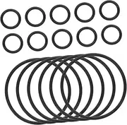 Sosoport 15pcs Steering Valve Ring Valve Cover Diverter Valve Seal Plunger Valve Seals Shaft Replacement Kit Jandy Parts Automotive 2-Way Valve Gasket Shaft Seal for Jandy Rubber Black