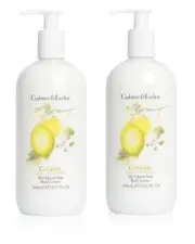 2 PC Crabtree Evelyn CITRON Honey Corriander Skin Quenching Body Lotion 16.9 X 2