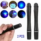 2PCS UV Ultra Violet LED Flashlight Blacklight Light 395nM Inspection Lamp Torch