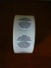 Candle Making Warning Instruction Labels x 200 3cm Any Type Of Candle