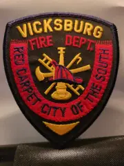 Vicksburg Fire Department Iron-on Patch