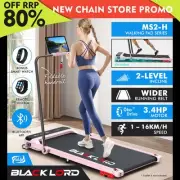 BLACK LORD Treadmill Electric Walking Pad Home Office Incline Foldable Pink