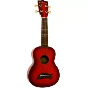 Makala Dolphin Red Burst Soprano Ukulele