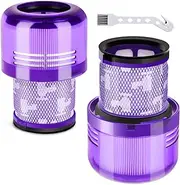 2 Pack Replacement Filters for Dyson V11 V15 SV14 Cyclone Animal Absolute Total Clean Vacuum Cleaner Washable Filter, Replace # DY-970013-02 & 97001302