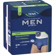 Tena Men Active Fit Pants Plus Medium 9 pack