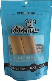 Super Himalayan Dog Chew-All Natural Hard Cheese Himalayan Dog Treats-Long Lasting Yak Dog Chews,Made from Milk,Extra Extra Large Pack of 2,for Most Dogs 25-35 Kg