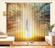 3D White Peacock ZHUA3858 Animal Photo Curtain Window Blockout Fabric Amy 2023