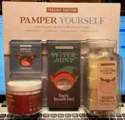 Feeling Smitten Pamper Yourself Cozy Spa Collection - scrubs, bath bomb, steamer