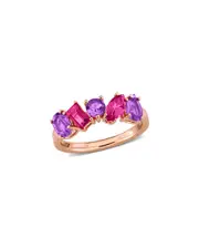 Rina Limor Silver 1.83 ct. tw. Topaz & Amethyst Ring