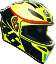 AGV K1 S Grazie Vale Motorcycle Helmet Yellow