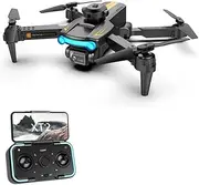 Remote Control Drone with Daul 4K Camera, Remote Control Quadcopter with Four Sides Obstacle Avoidance Function, Optical Flow, Positioning, Gesture Photography, with Rangem Bag