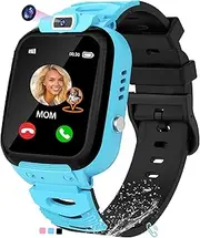 EUNICECG Smartwatch Children for Boys Girls with GPS Tracker SOS Phone Watch Alarm Clock HD Camera IP68 Waterproof Games Digital Toy Birthday Gifts 3 4 5 6 7 8 9 10 11 12 Years