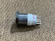 220V LED Momentary Horn Button Metal Switch 19mm Push Button Light Switch Green