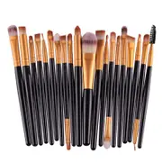 Makeup Brush Set 20 Pcs Premium Synthetic Foundation Powder Concealers Eye shadows Blush