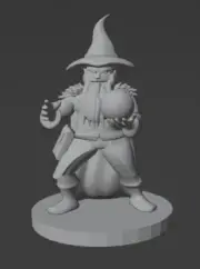Dwarf Wizard 28mm Scale DND D&D Tabletop Miniature
