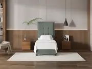 My Style Framed Headboard & Drawer Base - Single / Seaglass / Drawer Base