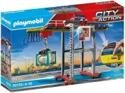 Playmobil City Action 70770 - Gantry Crane with Containers NEW - FREE SHIPPING